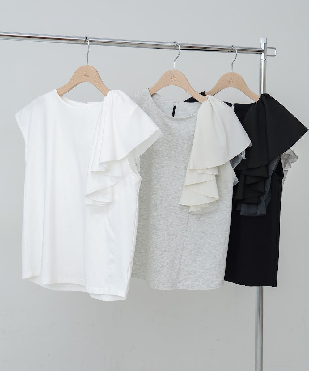 イレヘムラッフルデザインカットソー