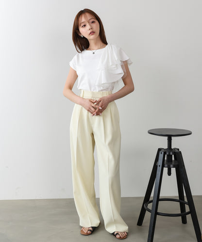 イレヘムラッフルデザインカットソー