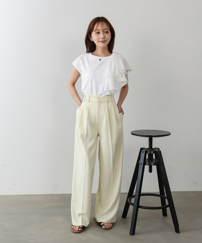 イレヘムラッフルデザインカットソー