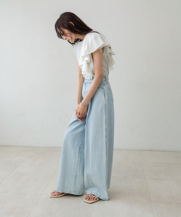 イレヘムラッフルデザインカットソー