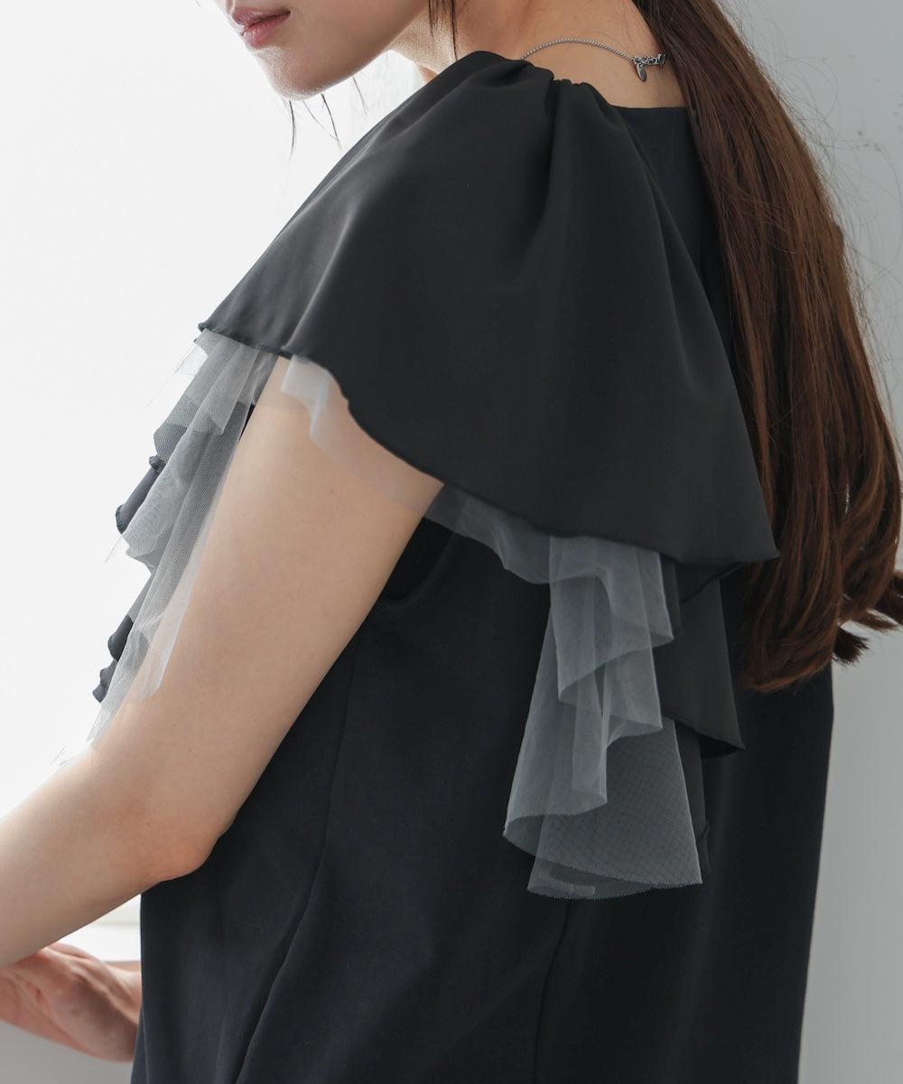 イレヘムラッフルデザインカットソー