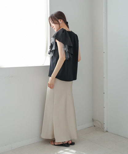 イレヘムラッフルデザインカットソー