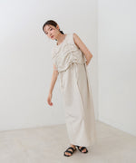 【低身長向けサイズあり】シャーリングレイヤード風ワンピース