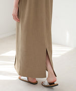 【低身長向けサイズあり】シャーリングレイヤード風ワンピース