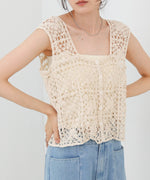 前後2WAYボタン付ビスチェ