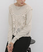 前後2WAYボタン付ビスチェ