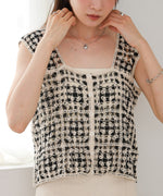 前後2WAYボタン付ビスチェ