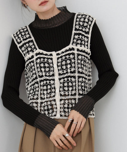 前後2WAYボタン付ビスチェ