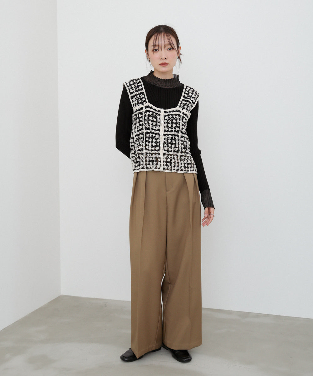 前後2WAYボタン付ビスチェ