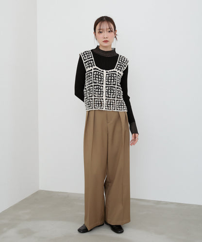 前後2WAYボタン付ビスチェ