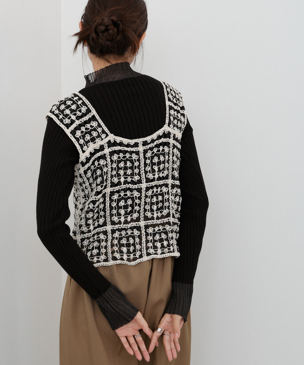 前後2WAYボタン付ビスチェ