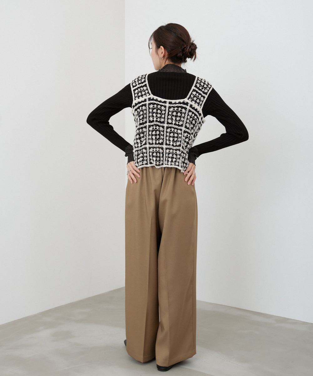 前後2WAYボタン付ビスチェ