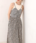 【S・Mサイズ展開】リトルフラワーシャーリングキャミワンピース