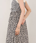 【S・Mサイズ展開】リトルフラワーシャーリングキャミワンピース