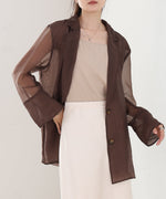 オーガンジーシアーテーラージャケット