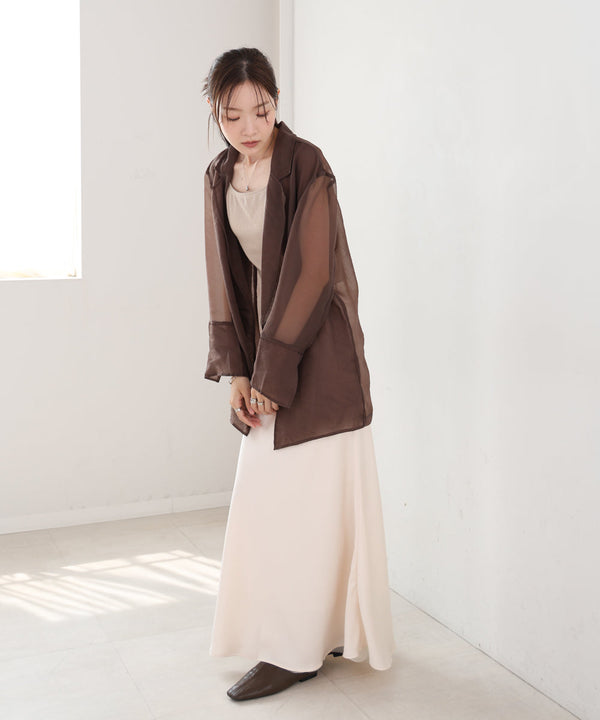 オーガンジーシアーテーラージャケット