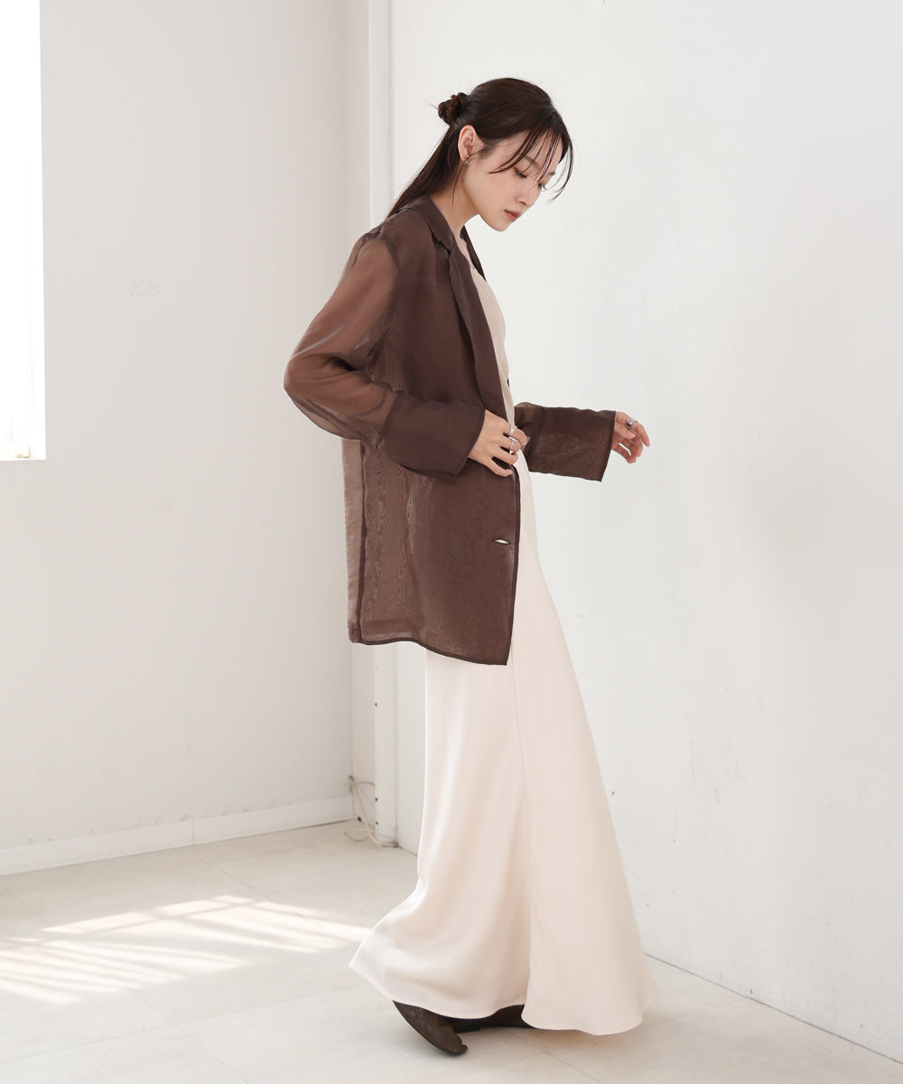 オーガンジーシアーテーラージャケット