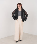 オーガンジーシアーテーラージャケット