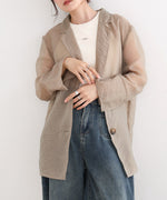 オーガンジーシアーテーラージャケット