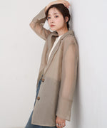 オーガンジーシアーテーラージャケット