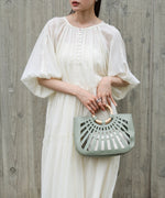 【S・Mサイズ展開】コットンボイルギャザーワンピース