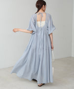 【S・Mサイズ展開】コットンボイルギャザーワンピース