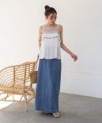 レーヨンクレープスモッキングキャミソール