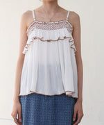 レーヨンクレープスモッキングキャミソール