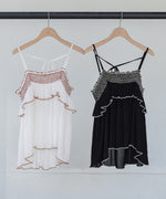 レーヨンクレープスモッキングキャミソール