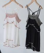 レーヨンクレープスモッキングキャミソール