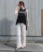 レーヨンクレープスモッキングキャミソール