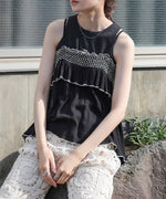 レーヨンクレープスモッキングキャミソール