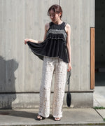 レーヨンクレープスモッキングキャミソール