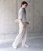 シアーショートシャツブラウス