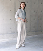 シアーショートシャツブラウス