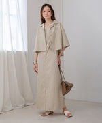 オープンカラーハーフスリーブシャツ