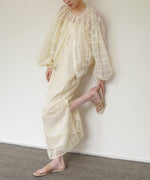 シアーチェックキャミワンピース