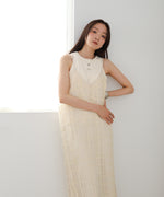 シアーチェックキャミワンピース