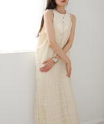 シアーチェックキャミワンピース