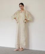 シアーチェックキャミワンピース