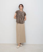 【新色追加】シアーベロアフレンチスリーブカットソー