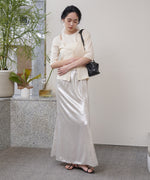 フェイクレイヤードカーディガントップス