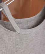 ラメカットソーハーフスリーブスリットワンピース