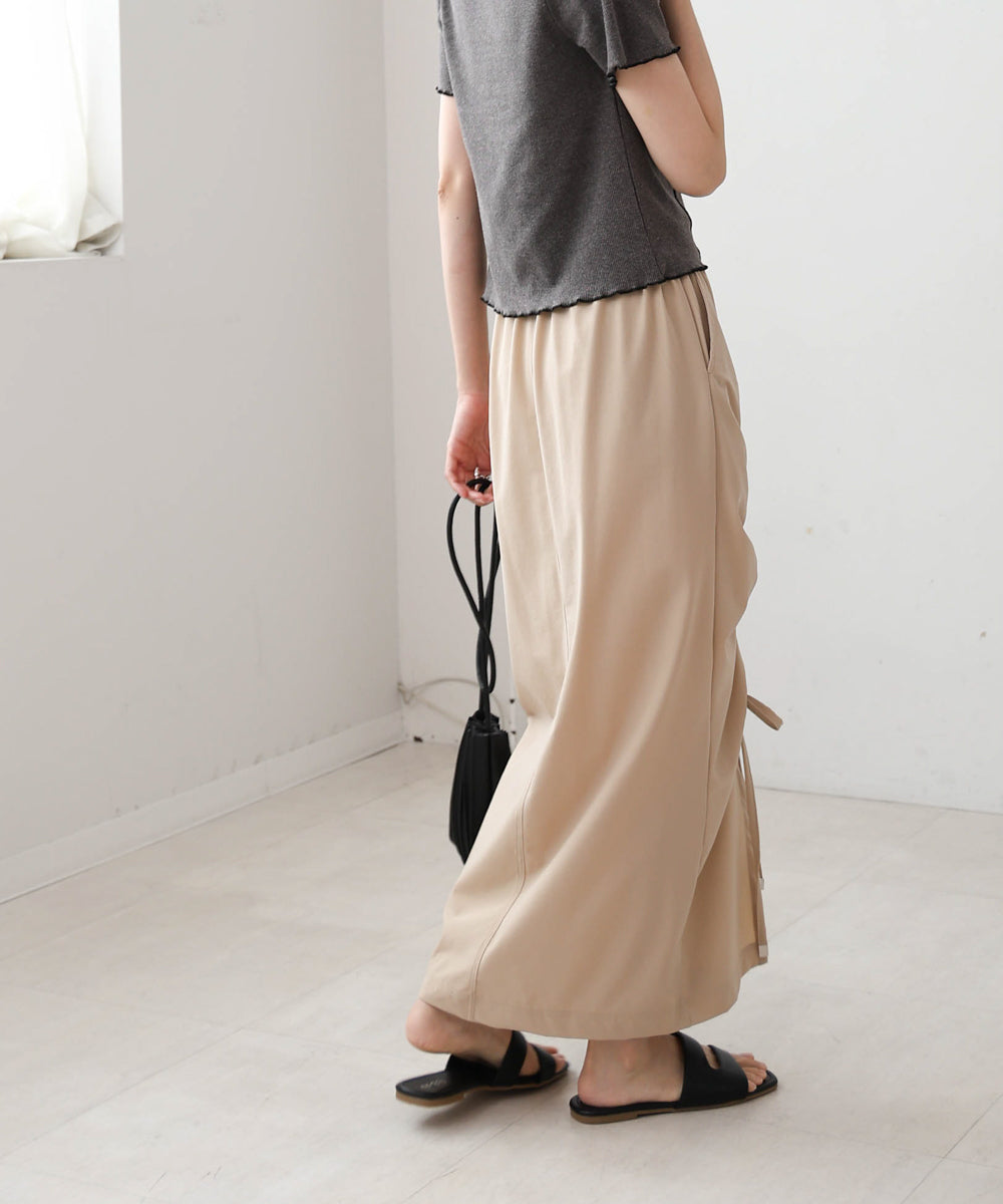 アシメドロストスリットタイトスカート