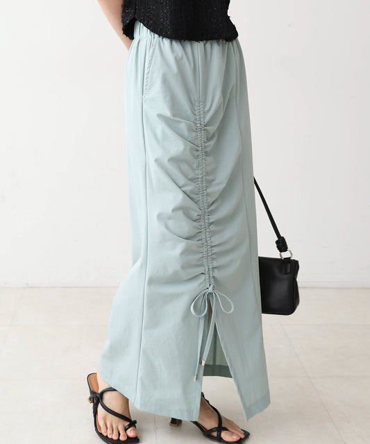 アシメドロストスリットタイトスカート