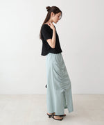 アシメドロストスリットタイトスカート