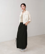 アシメドロストスリットタイトスカート