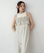 【S・Mサイズ展開】ギャザーオールインワン