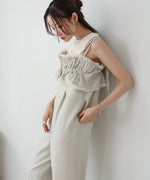 【S・Mサイズ展開】ギャザーオールインワン