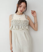 【S・Mサイズ展開】ギャザーオールインワン